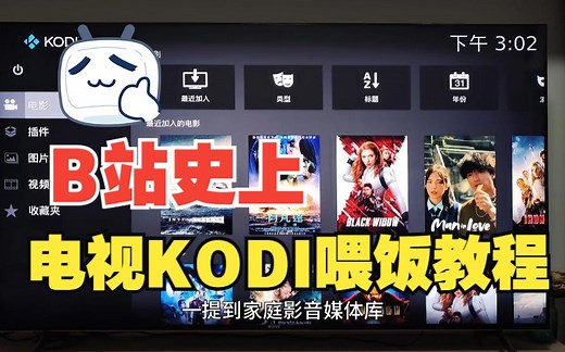 电视安装Kodi播放局域网内高清片源保姆级喂饭教程（含网络设置、刮削器、海报墙、字幕插件）