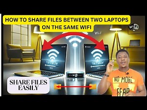 Transfer Files Between Two Laptops over The Same Wi-Fi in windows 10 & 11.