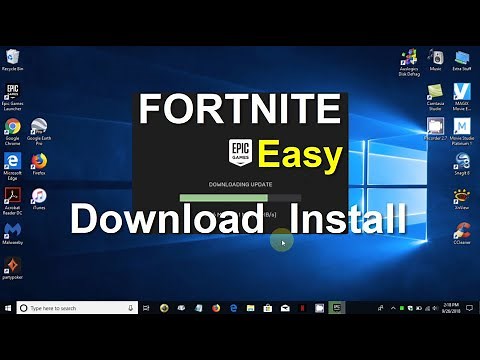 How to Install FORTNITE after you Download FORTNITE on PC - Free & Easy - Newest Version