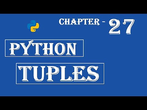 Tuple - Python Tutorial - w3Schools - Ch#27 English