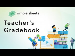 Teacher's Gradebook Made Easy Using Excel - Simple Sheets
