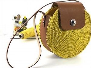 Tutorial Borse Uncinetto - TAMBURELLO GIPSY - Cerchio Perfetto