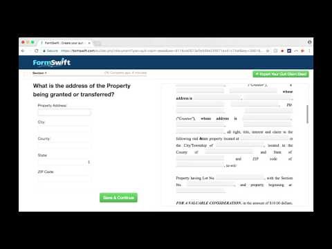 Quit Claim Deed: Create Your Quit Claim Deed Online with FormSwift
