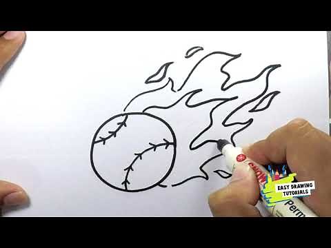 How to Draw Easy Baseball