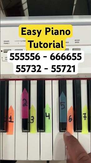 🎹✨🔥 Easiest Piano Tutorial ✨🎶🔥