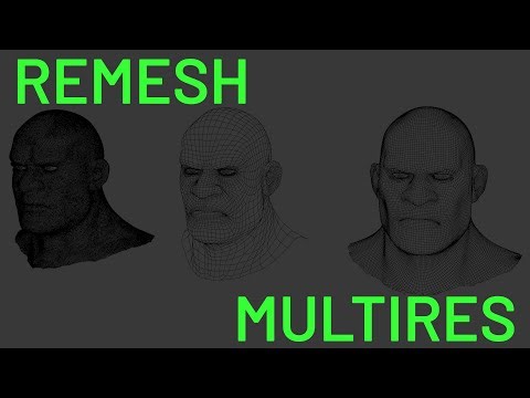 REMESH MULTIRES BLENDER