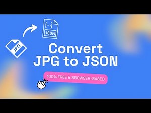 How to convert JPG images to JSON code