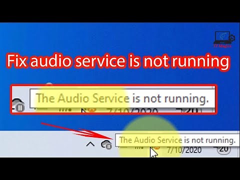 Audio service is not running windows 10