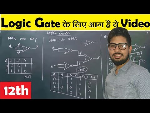 Logic gate || Logic gate class 12th physics || Abhishek sir