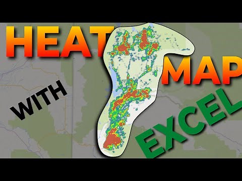This is so EASY! Make a heatmap from points with Microsoft Excel