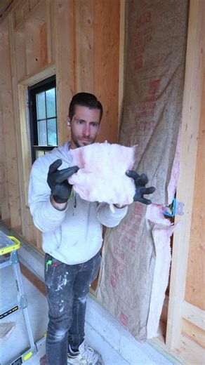How to properly install insulation? #constructionchannel #diy #homeimprovement