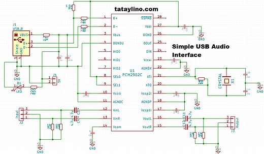 Build this Simple but amazing USB Audio interface for only $5 - Tataylino.com