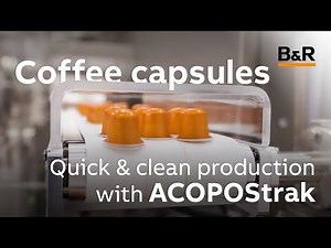 Sustainable and efficient coffee capsule production by IMA Coffee – automated by B&R