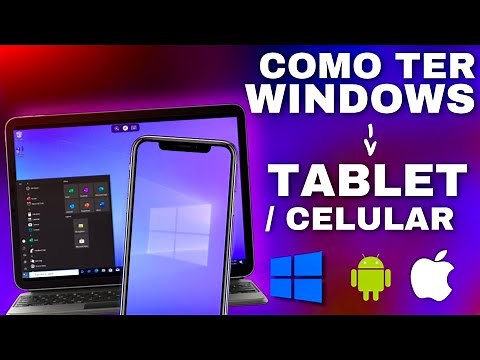 MUITO FÁCIL! 🤩 Como ter WINDOWS no seu Celular / TABLET (Android & iOS)