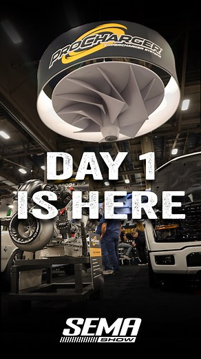 DAY 1 is here at The SEMA Show! 🚨Come see the ProCharger Superchargers booth (#23331) in Central Hall and check out all the insane #procharger boost! 💪 #sema #semashow #SEMAShow2025 | ProCharger Superchargers