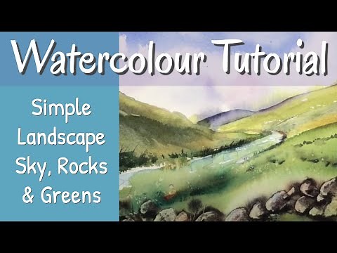 How To Paint A Landscape In Watercolour