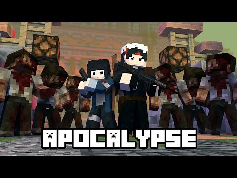 ZOMBIE APOCALYPSE [Full movie] - Minecraft Story Animation