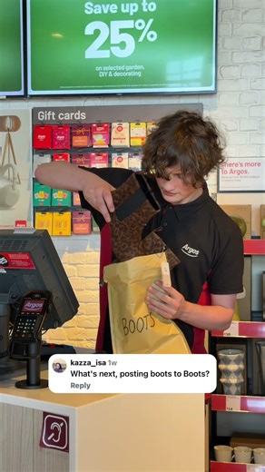 POV: Same Day Delivery Argos