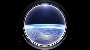 Earth Seen Through Window Spaceship Flight Stock Footage Video (100% Royalty-free) 26555939 | Shutterstock