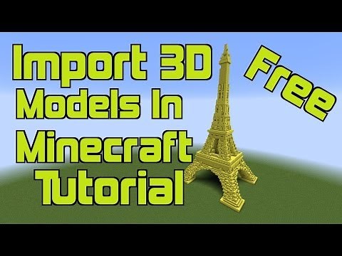 How To Import 3D Models In Minecraft - Minecraft Tutorial