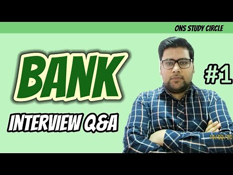 Bank Interview Questions And Answers | Part 1