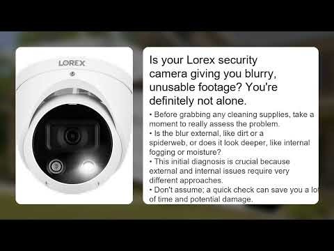 How to Clean a Lorex Camera Lens – Fog, Smudges & Moisture Fix