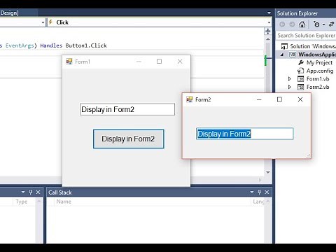 VB.NET - Pass TextBox value to another Form