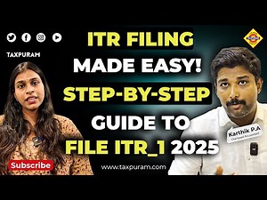 ITR Filing Made Easy! ✅ Step-by-Step Guide to File ITR-1 in 2025 #taxpuram