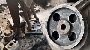 From Metal Casting to Manufacturing V Belt Pulleys in a Factory