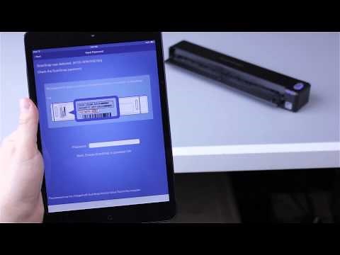 ScanSnap iX100 – How to Scan Wirelessly to Mobile Device