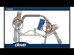 How to assemble the Drive Medical K. D. Deluxe Steel Drop-Arm Commode