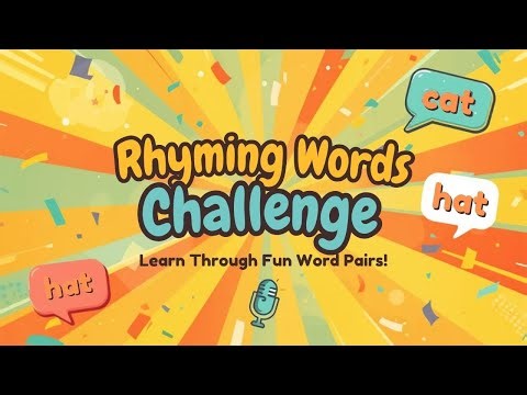 “Rhyming Words Challenge | Fun Rhyming Pairs for Kids & English Learners”