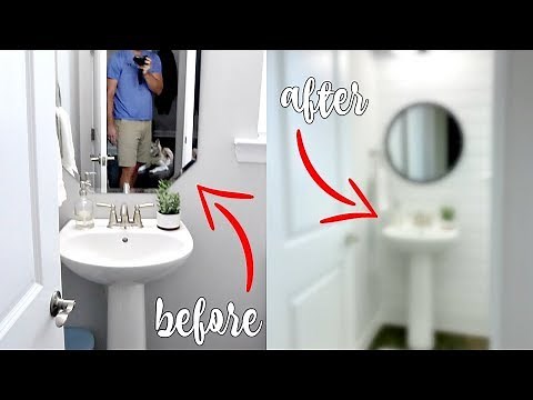 DIY SHIPLAP WALLS | BATHROOM MAKEOVER