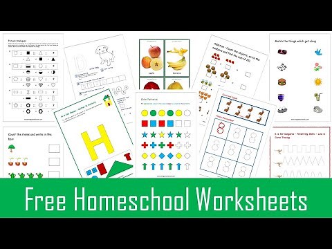 MegaWorkbook - Free Worksheets For Preschool And Kindergarten - How To Print And Download Worksheets