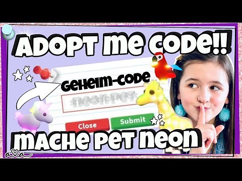 GEHEIM-CODE der alle PETs NEON macht in Adopt Me? 🤩 TikTok Hack testen ❤️ Alles Ava Gaming
