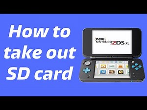 How to take out sd card out of the New 2ds XL
