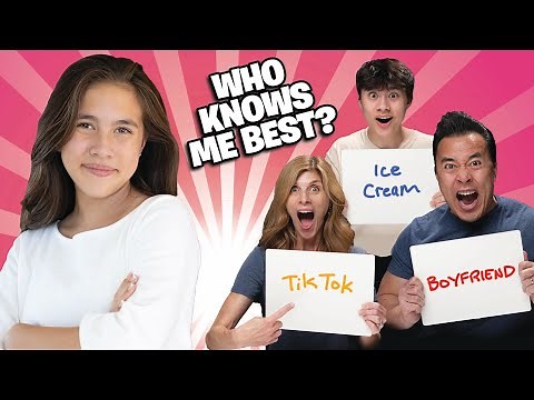 WHO KNOWS ME BETTER CHALLENGE!!! JillianTubeHD Family Q&A!