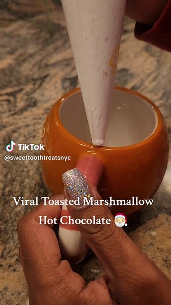 Toasted Marshmallow Hot Chocolate Recipe for Christmas