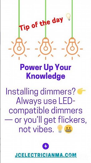Electrical tip of the day: Installing Dimmers💡 #electrical #electricalsafety #electricaltips #shorts