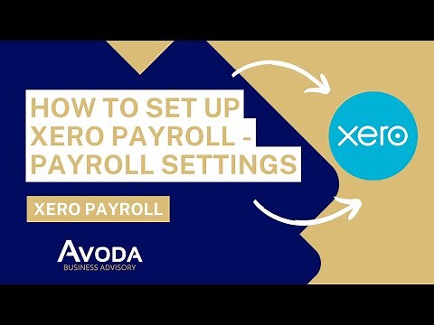 Xero Payroll Training - How to setup xero payroll - payroll settings