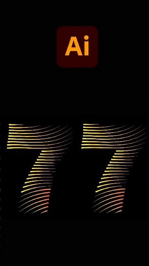 How to Create a Gradient Line Art Effect in Adobe Illustrator | Step-by-Step Tutorial