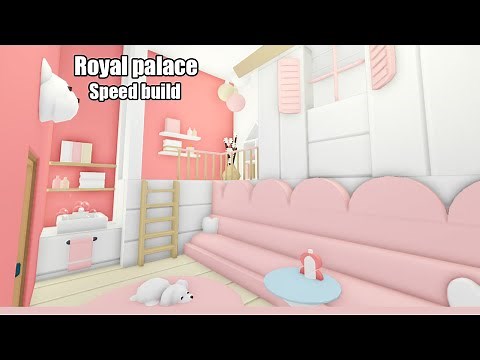 Royal Palace Aesthetic Daycare cute design for babies & Pets *SPEED BUILD* in Adopt me! Roblox