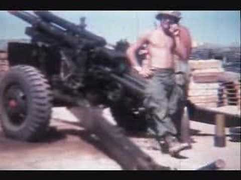 Vietnam 1969, 105 Howitzer Artillery fire