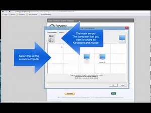 How to setup synergy (mouse and keyboard sharing)- step 1/4