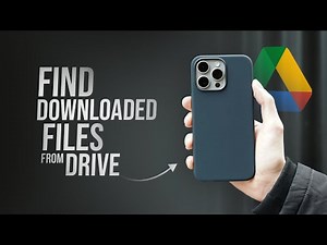 How to Find Google Drive Downloaded File in iPhone (tutorial)