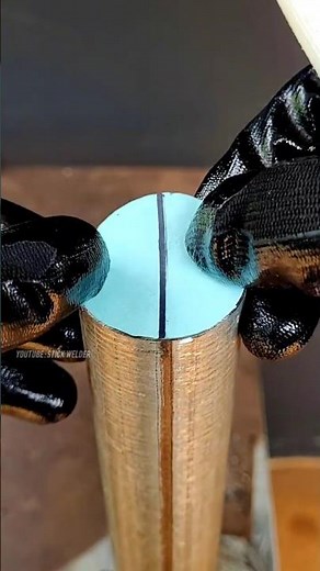 brilliant tricks for thin pipe metal work #welding #welder #metalwork #fabrication
