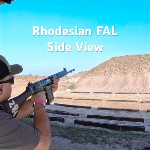 Rhodesian FN FAL side view