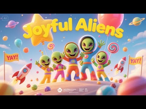 Alien’s Friendly Dance – Beep Boop Song! 👽🚀🎶 | Fun Space Kids Song & Nursery Rhyme