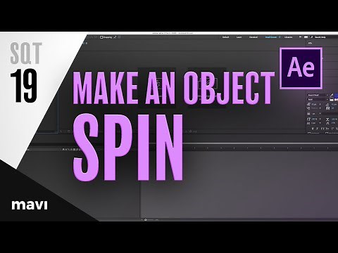 How To Spin (Rotate) an Object in After Effects [Super Quick Tutorial #19]