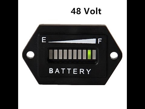 Battery Meter on Club Car Precedent(how to install)